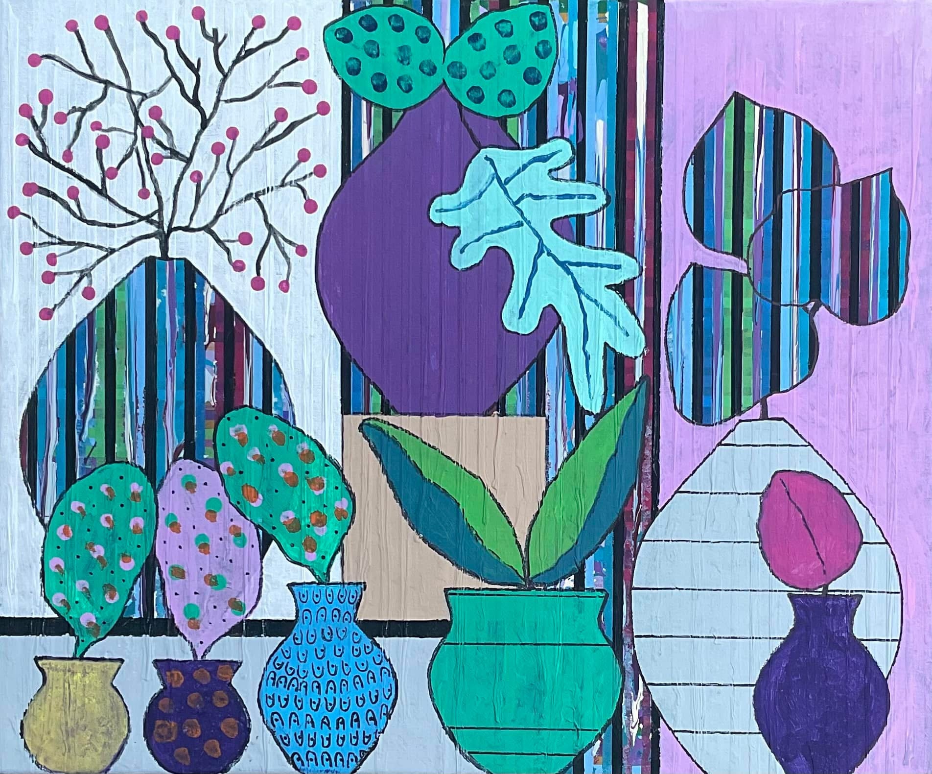 “IMAGINARY BOTANICALS/30“ 20x24