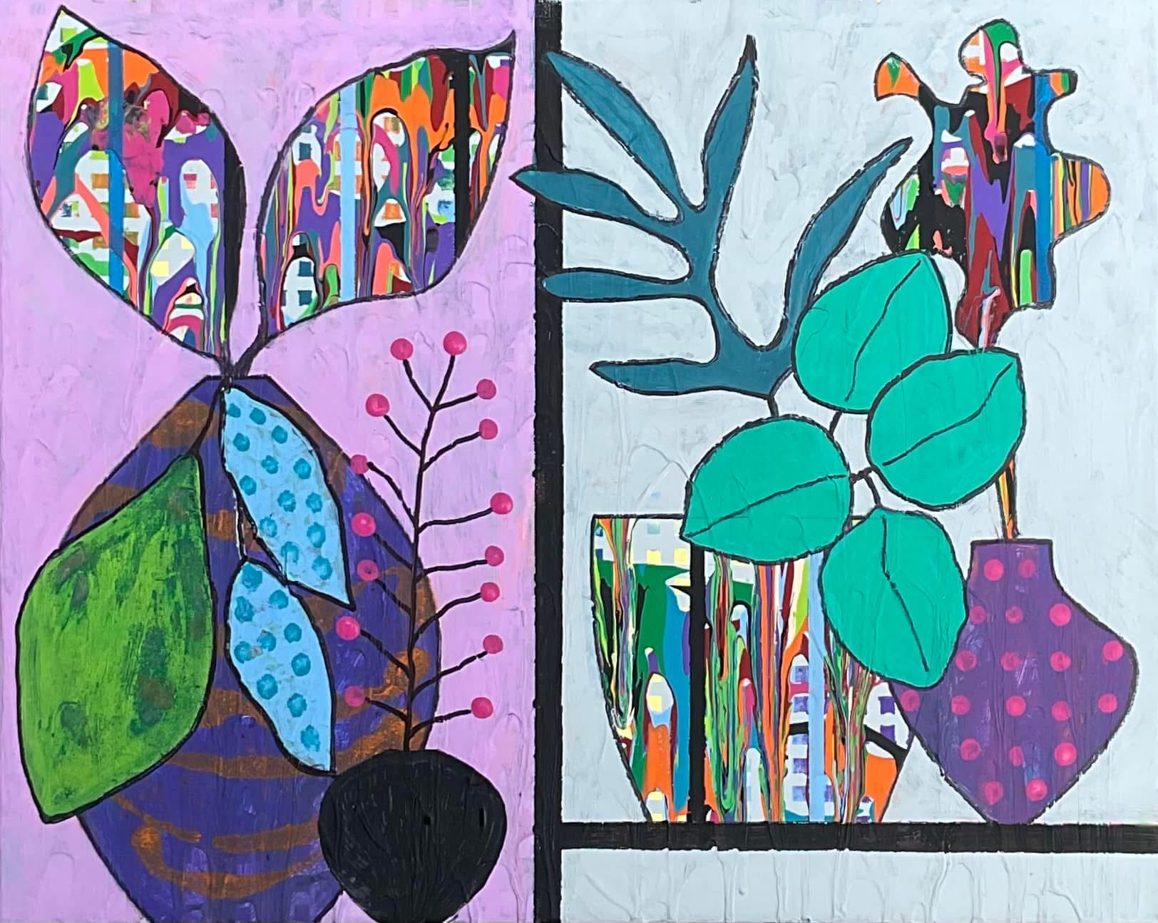 “IMAGINARY BOTANICALS/27“ 16x20